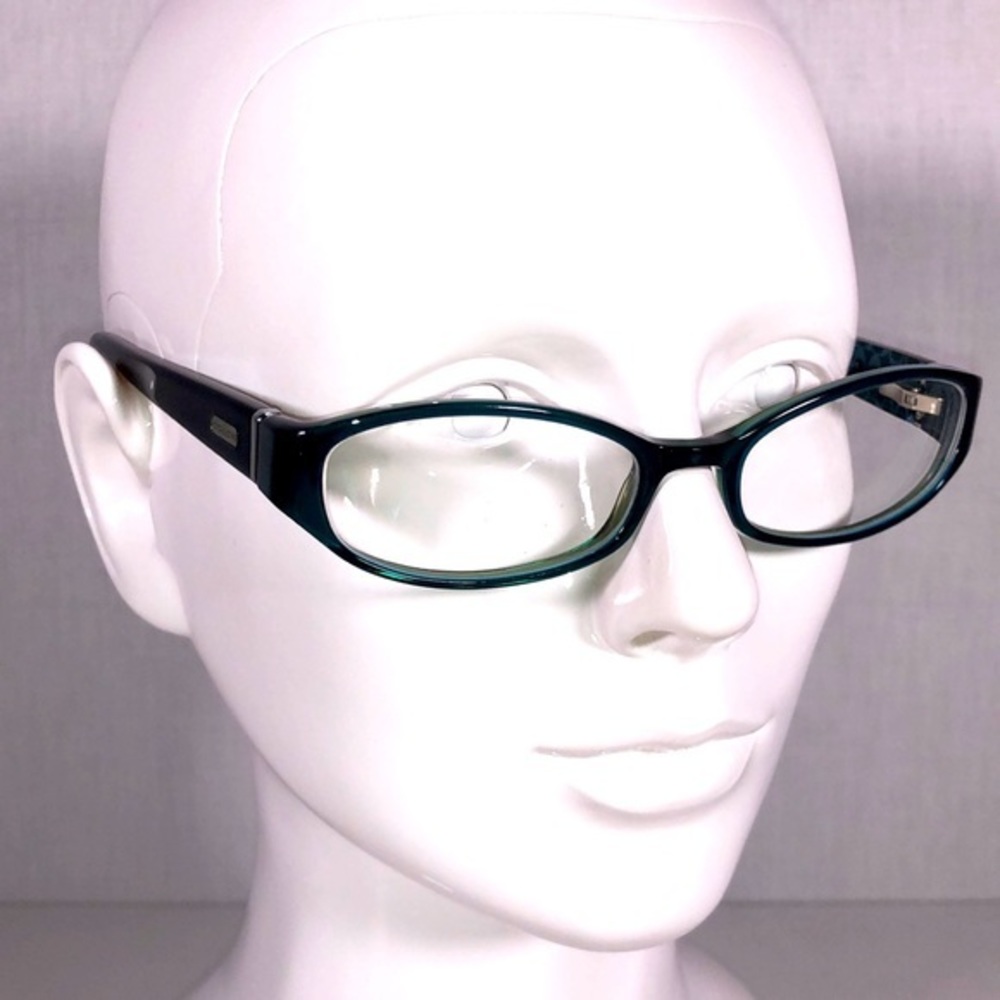 Coach (2018) Lucille Teal Reading Glasses w/ Case